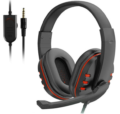 3.5mm Wired Gaming Headset — Headphones with Microphone for PS4, PC, Music & Chat