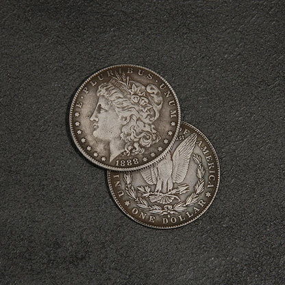 Steel Morgan Dollar Coin (3.8cm) – Magic Trick Prop for Appearing & Disappearing Coin Performances