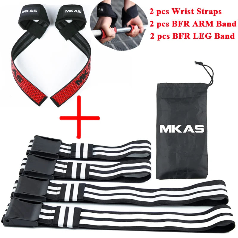 BFR Blood Flow Restriction Bands – Gym Fitness Training Straps for Arms & Legs, Muscle Growth, Bodybuilding & Weightlifting Occlusion Bands