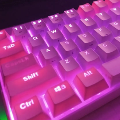104PCS Universal Mechanical Keyboard Keycaps – Ergonomic Blank Replacement for Cherry MX Backlit Keyboards