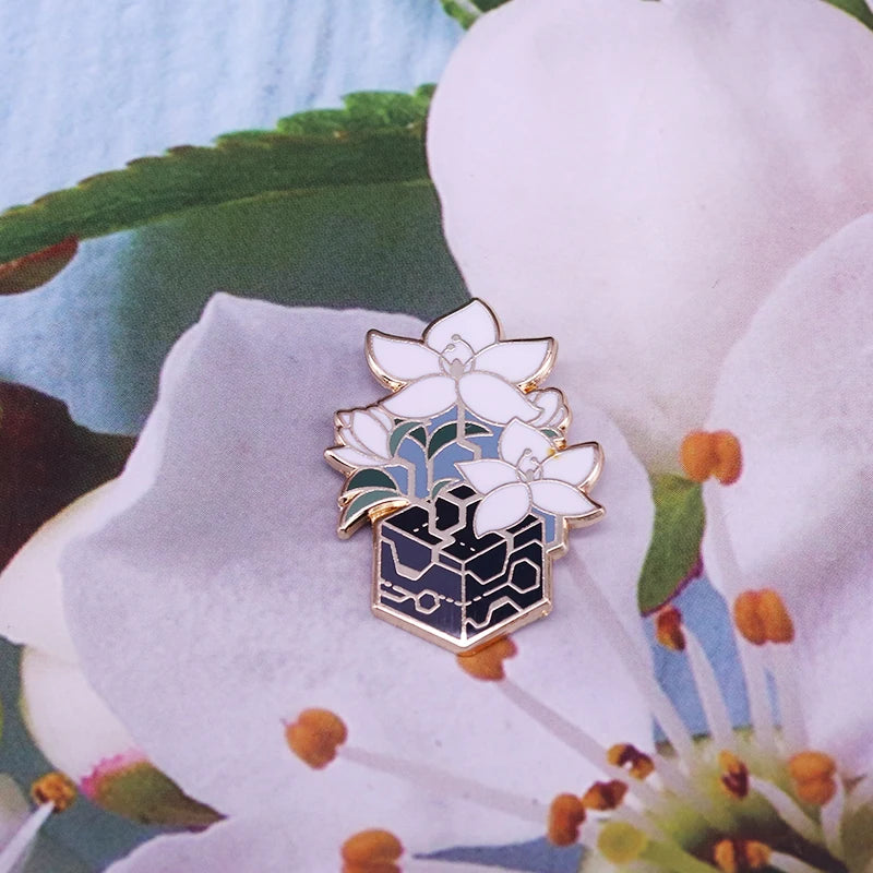Nier Automata Hard Enamel Pin – Game Badge Collectible