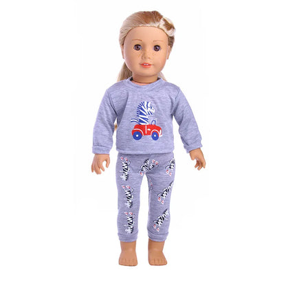 15-Style Doll Pajamas & Nightgowns – Cute Patterns for 18-Inch American & 43cm Born Dolls, Doll Accessories Toy