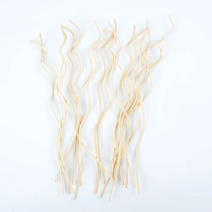 20PCS Diffuser Sticks – Long Wavy Rattan Reed Replacement for Fragrance Diffuser, Air Freshener Accessory
