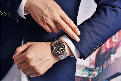 PAGANI DESIGN 2025 BB58 Men's Watch – Retro Automatic NH35A Mechanical, Luxury 100M Waterproof Wristwatch