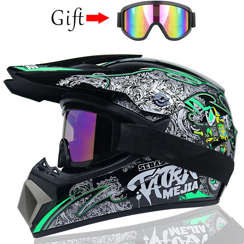 Children's Off-Road Motorcycle Helmet - Bike Downhill AM DH Cross & Motocross Capacete Casco for Kids