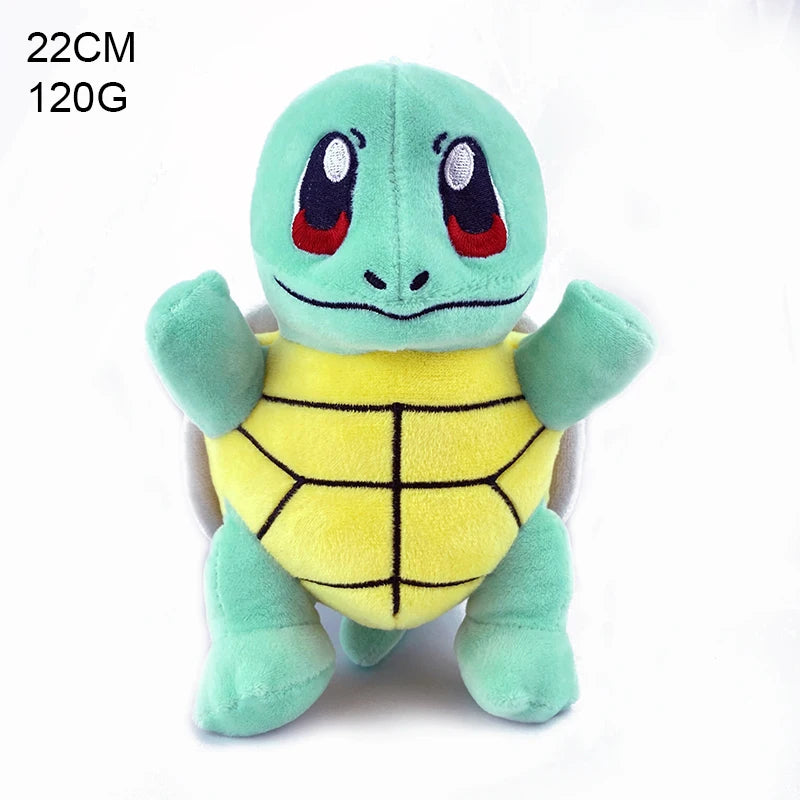 Pokemon Plush Toys Collection — Pikachu, Squirtle, Charmander, Bulbasaur, Charizard, Gengar & Mewtwo Stuffed Dolls for Kids Gifts