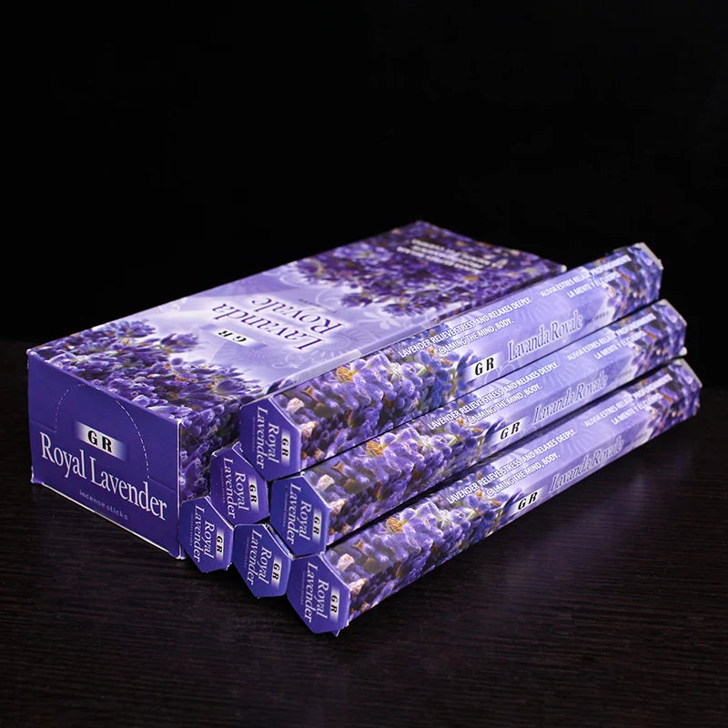 20 Sticks Indian Incense – White Sage, Lavender, Yoga & Sea Breeze Scents for Meditation, Air Purification & Aromatherapy