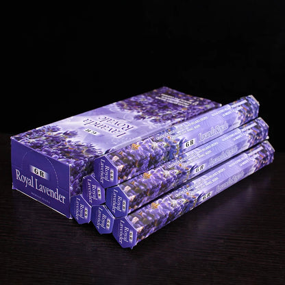 20 Sticks Indian Incense – White Sage, Lavender, Yoga & Sea Breeze Scents for Meditation, Air Purification & Aromatherapy