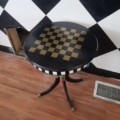 Chess & Checker Game Board Wall Decal - Vinyl Playroom, Kids Room & Man Cave Decor