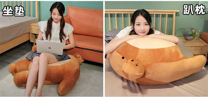 Kawaii Cartoon Little Head Bear Plush Toy – Soft Decorative Pillow for Kids, Home, & Girlfriend Birthday Gift