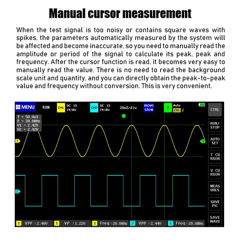 FNIRSI-1013D Digital Tablet Oscilloscope – Dual Channel, 100MHz Bandwidth, 1GS/s Sampling Rate, 7-Inch Mini Scope