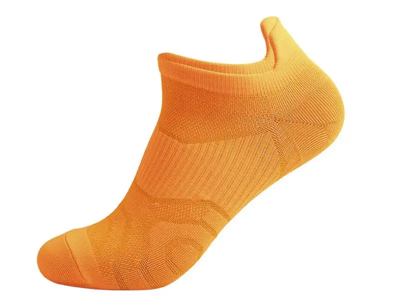 Athletic No-Show Ankle Socks — Breathable, Non-Slip Nylon Sports Socks for Basketball, Running, Biking & Football