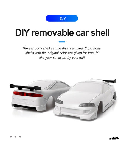 Turbo Racing 1:76 RC Drift Car | C64/C72/C73/C74 with Gyro & Full Remote Control for Kids & Adults