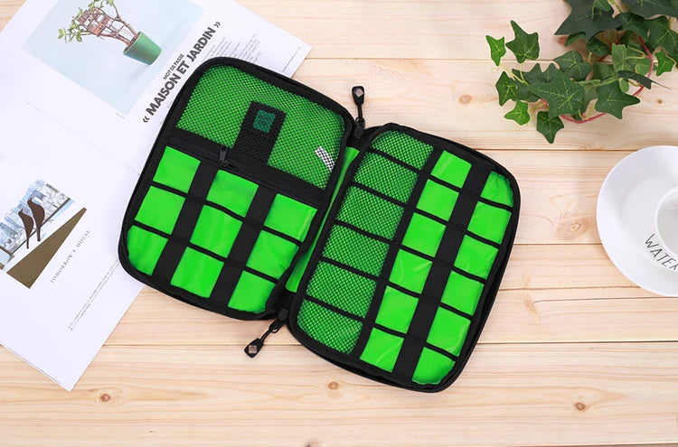 UTHAI T47 Portable Storage Bag – HDD, SSD, USB, Earphone & Charger Organizer Travel Case