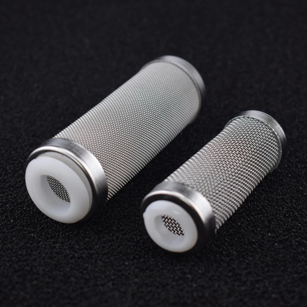 12/16mm Aquarium Inflow Inlet Filter – Stainless Steel Mesh Net Guard, Fish Tank Intake Strainer & Prefilter Cover