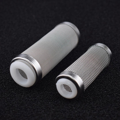 12/16mm Aquarium Inflow Inlet Filter – Stainless Steel Mesh Net Guard, Fish Tank Intake Strainer & Prefilter Cover