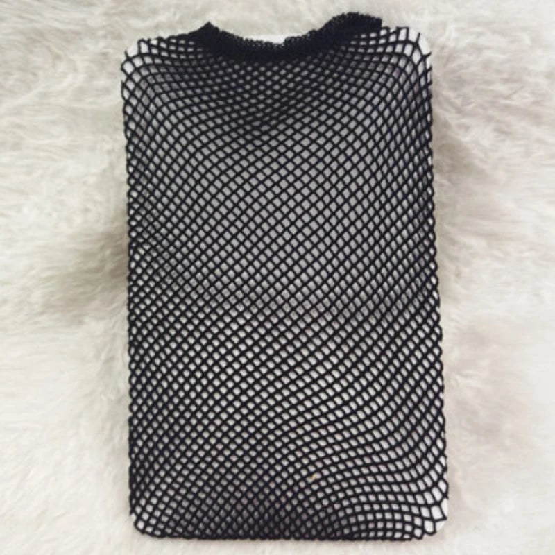 Black Snood Nylon Hairnet Cap – Stretch Mesh Wig Liner for Women, Elastic Material for Wig Making Accessories