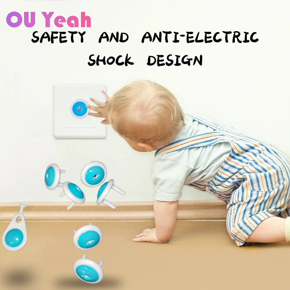 Child Safety Electric Socket Cover — Russian/EU Two-Phase Plug Protector for Baby and Kids Safety