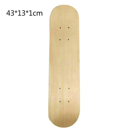 7-9 Layer Maple Skateboard Deck – Double Rocker Mini Cruiser & Dance Board with High Elasticity