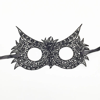 Sexy Lace Eye Mask for Women — Venetian Masquerade, Halloween & Carnival Half-Face Cosplay Party Mask