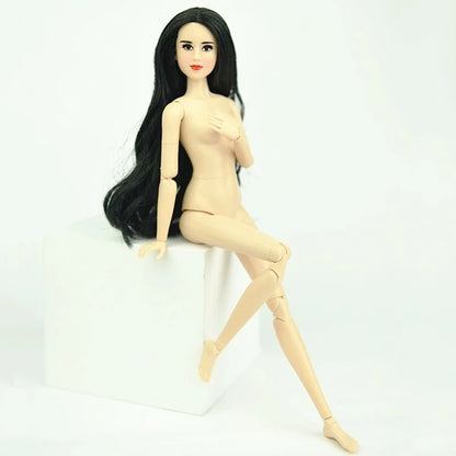 28cm Beautiful Princess BJD Doll for Girls — Moveable Body Chinese Baby Doll with Clothes & Accessories