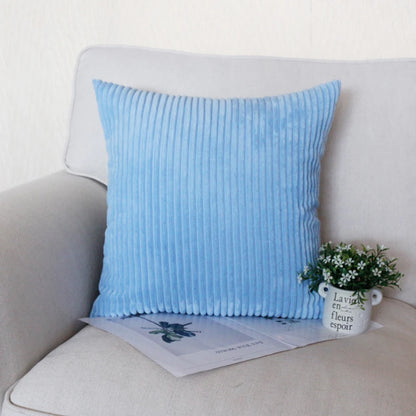 Striped Corduroy Body Pillow Cover - Plush Long Cushion Case for 50x70/50x100/50x120CM Bedding & Home Comfort