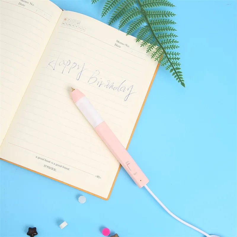 All-in-One USB Heat Foil Pen Kit – Calligraphy & DIY Lettering with 3 Nibs for Custom Foiling