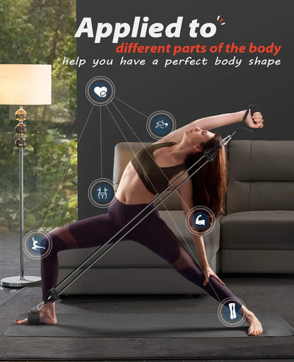 300lb Booty Resistance Band Set – Elastic Workout Harness for Home, Gym, Training & Dumbbell Exercises