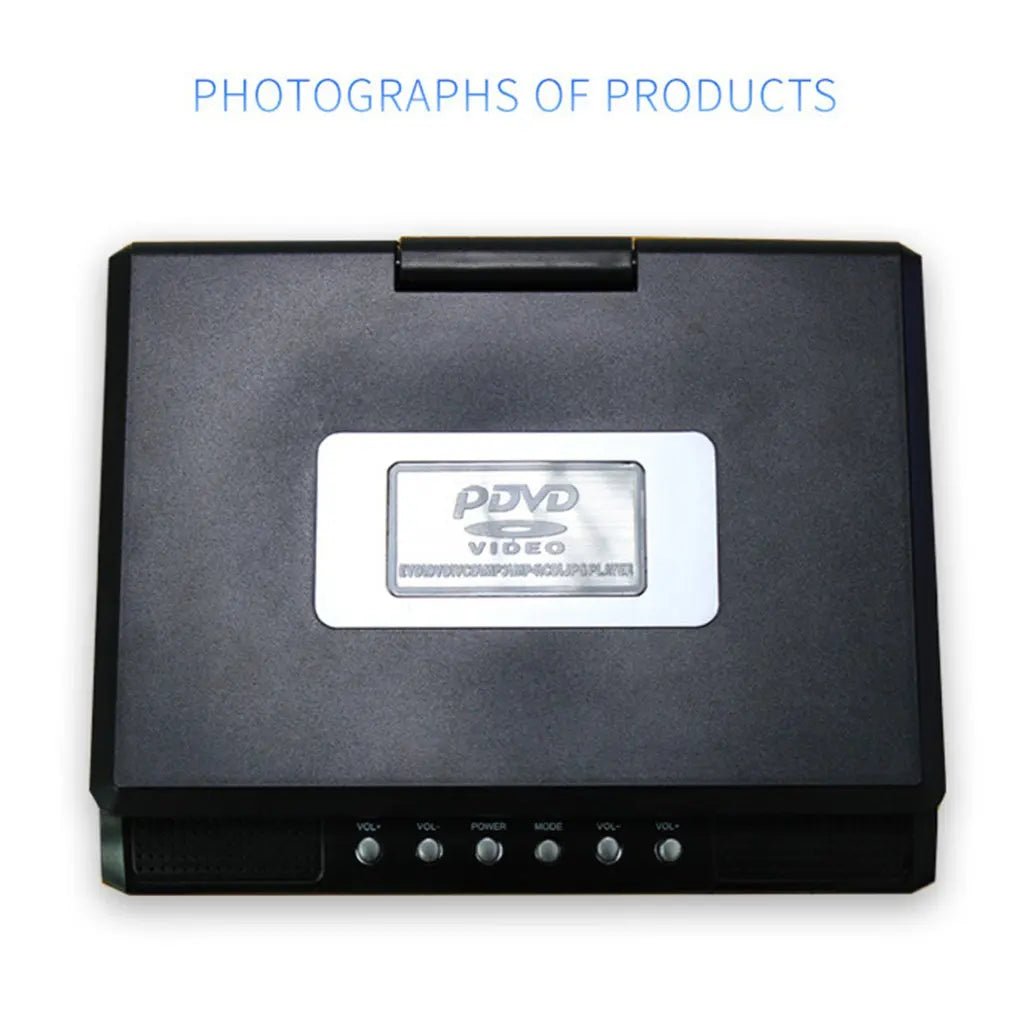 7.8-Inch Portable HD DVD Player - 16:9 Rotating LCD Screen with USB, SD Card, CD, MP3 & Game Support