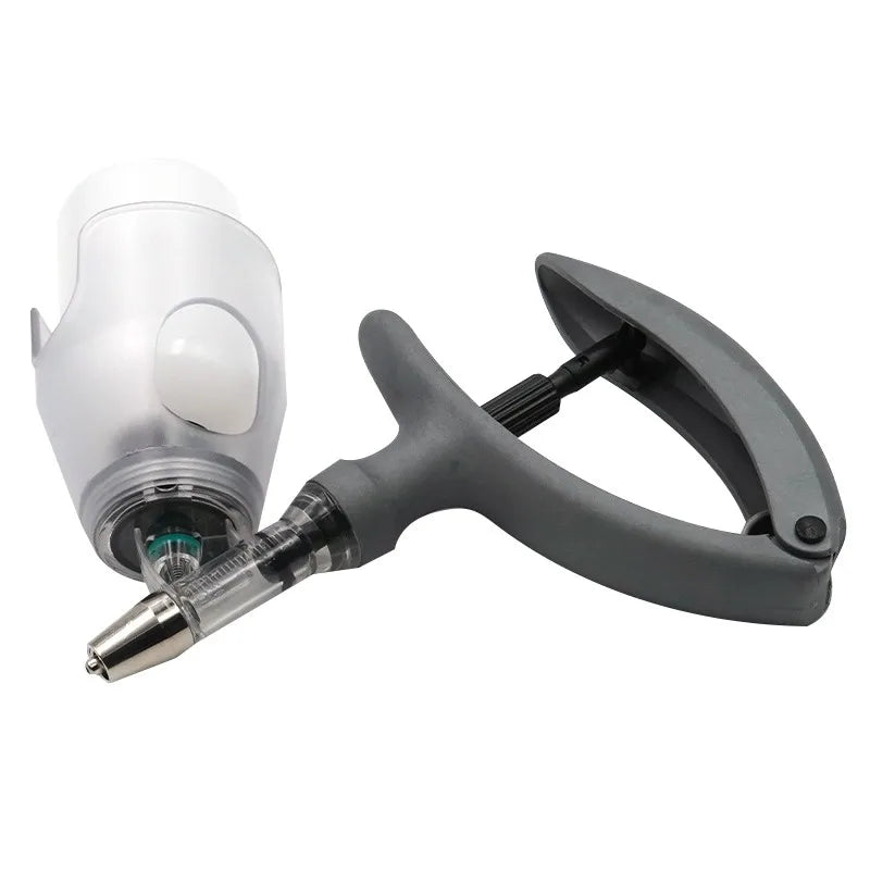 Automatic Veterinary Syringe 1ml/2ml/5ml — Adjustable Continuous Injection for Livestock, Pigs, Cattle, Sheep