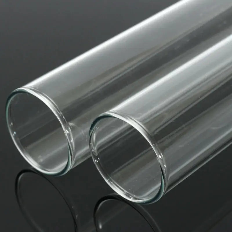 5-Piece Borosilicate Glass Test Tubes — Transparent U-Shaped Bottom, 10mm–30mm, Laboratory & School Educational Supplies