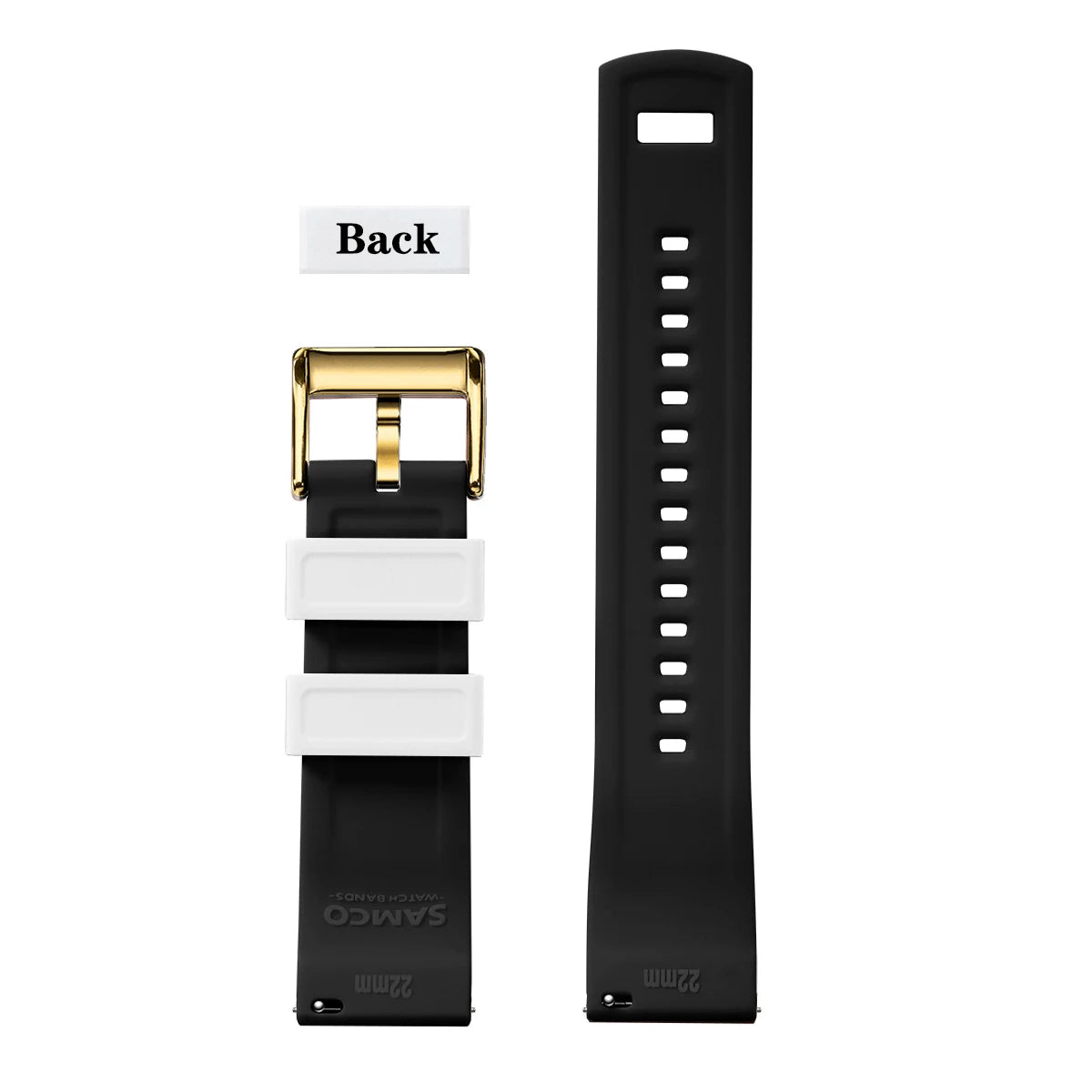 Premium Silicone Watch Band – Quick Release Rubber Strap, 18mm 20mm 22mm Replacement Watchband