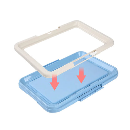 Portable Indoor Dog Training Toilet: Potty Pet Toilet for Small Dogs and Cats - Cat Litter Box Puppy Pad Holder Tray, Convenient Pet Supplies