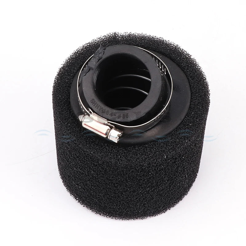 35–60mm Foam Air Filter – Red Elbow Neck Sponge Cleaner for Scooter, Dirt Bike, Motorcycle | Kayo BSE Compatible