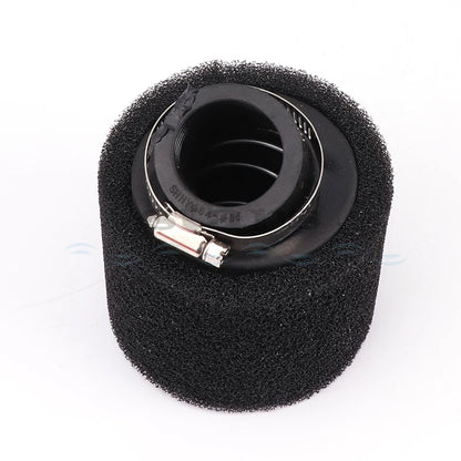 35–60mm Foam Air Filter – Red Elbow Neck Sponge Cleaner for Scooter, Dirt Bike, Motorcycle | Kayo BSE Compatible