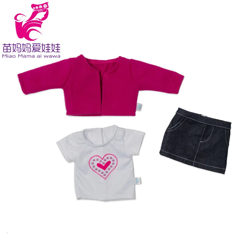 18-Inch Girl Doll Winter Coat — 43cm Baby Doll Jacket Outfit for Dressing