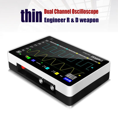 FNIRSI-1013D Digital Tablet Oscilloscope | Dual Channel 100MHz Bandwidth, 1GS/s Sampling Rate | 7" Mini Touchscreen Scope