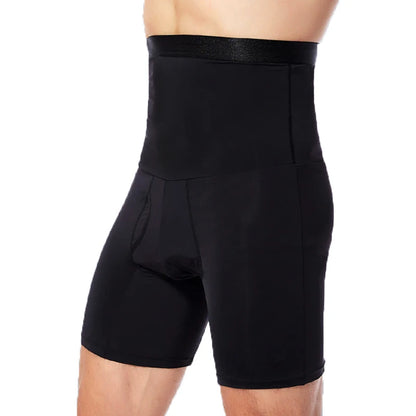 Men's Slimming Waist Trainer - High Waist Compression Body Shaper Underwear for Abdomen and Belly Control Shorts