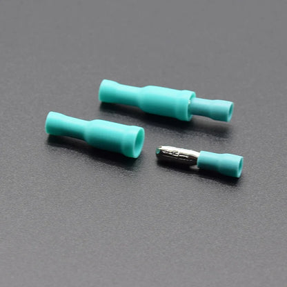 50/25/100pcs Male & Female Insulated Bullet Electrical Wire Connectors Crimp Terminal Kit for 22–16 AWG Audio & Automotive Wiring