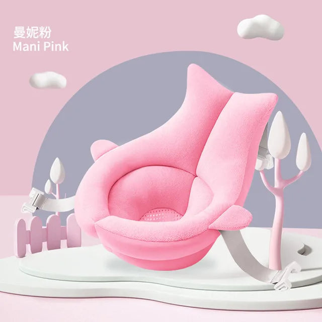 Non-Slip Baby Bath Cushion – Newborn Safety Support Pad & Soft Bathtub Mat