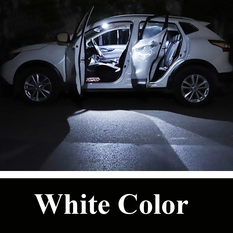 14Pcs CANBUS LED Interior Light Kit - Compatible with Toyota Camry XV40 2007–2011 Dome, Reading & Trunk Lamps