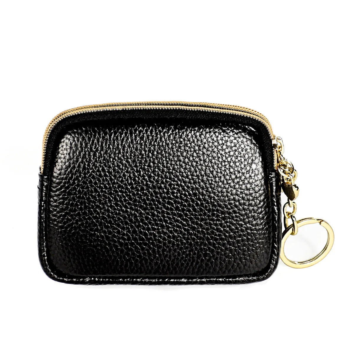 Senorita Genuine Leather Women’s Coin Purse – Double Zipper Small Wallet