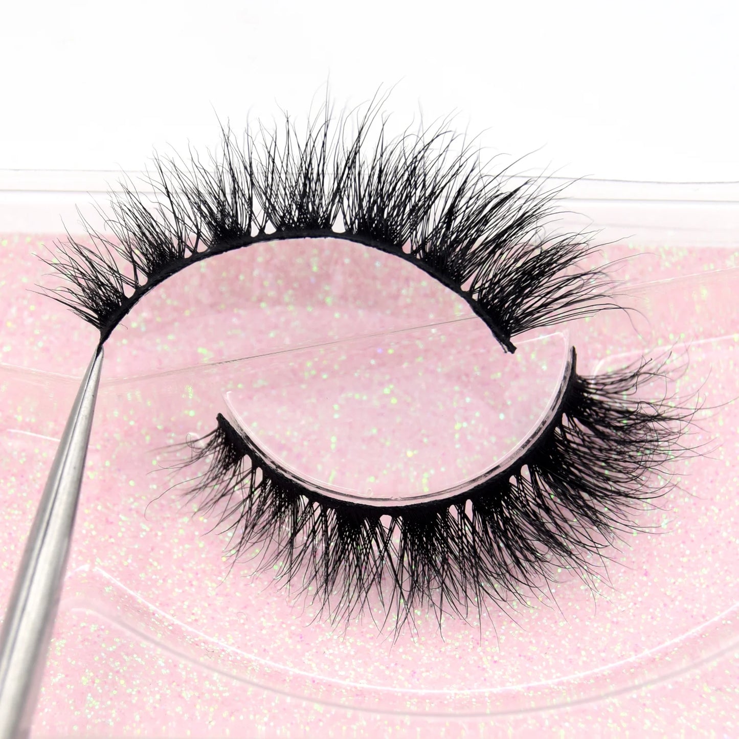 Visofree 13mm 3D Mink Eyelashes – Natural Long Handmade Cruelty-Free False Lashes for Makeup G04