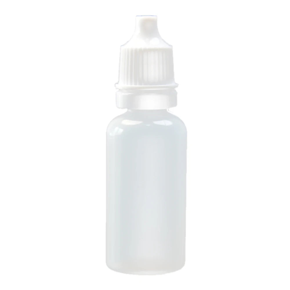 5PCS Squeezable Dropper Bottles — 5ML/10ML/15ML/20ML/30ML/50ML/100ML Refillable Plastic Bottles for Eye Liquid & Essentials