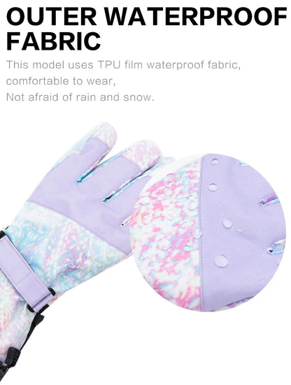 2-in-1 Extra Thick Ski Gloves – Waterproof, Windproof Winter Mittens for Men & Women