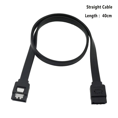 SATA 3.0 Hard Drive & SSD Cable - 90-Degree SATA Data Adapter for Asus, MSI & Gigabyte Motherboards