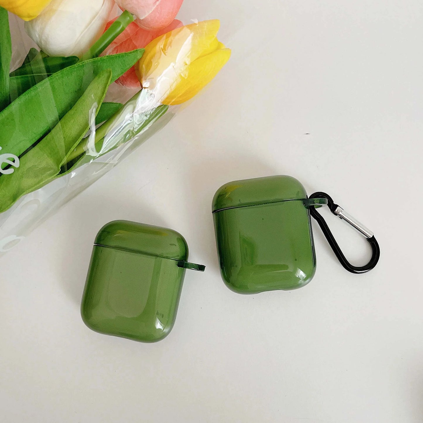 Retro Green High-Quality Earphone Case for Apple AirPods 1/2/3/4 & Pro 2 — Protective Charging Box Shell