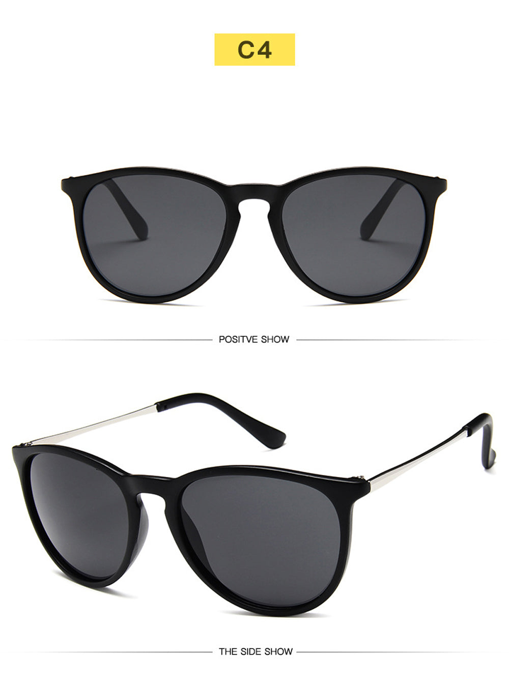 MUSELIFE 2025 Oval Small Sunglasses — Clear UV400 Classic Transparent Shades for Women