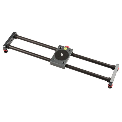VLOGMAGIC 16" Carbon Fiber Camera Slider - Tabletop Video Rail System for DSLR, Mirrorless Cameras and iPhone up to 5kg