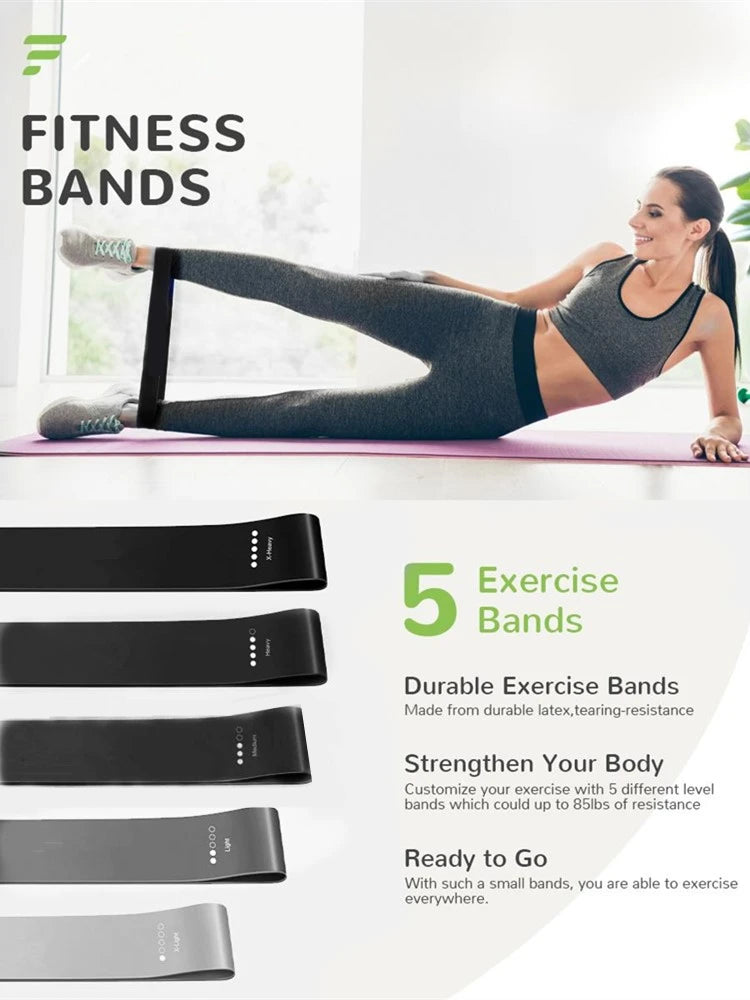 300lb Booty Resistance Band Set – Elastic Workout Harness for Home, Gym, Training & Dumbbell Exercises